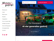 Tablet Screenshot of maasparel.nl